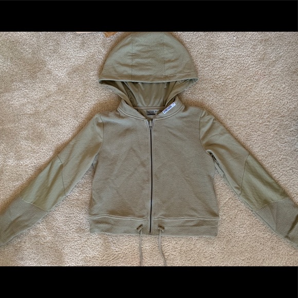 Gymshark Jackets & Coats New Gymshark True Texture Hooded Bomber